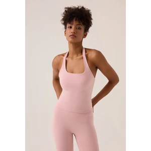 Los Ojos x Ece Pembe Halter Yaka Top Halter Tank
