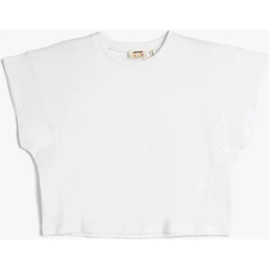 Basic Oversize Tişört Bisiklet Yaka Kısa Kollu Pamuklu
