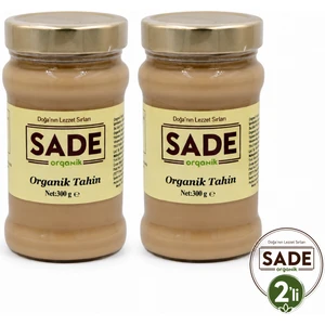 Sade Orgranik Tahin 300 gr 2 Li Paket
