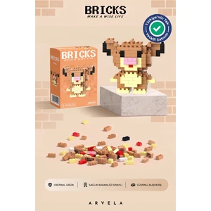 Bricks Simba Karakteri - Eğitici Oyuncak Figür - Orijinal