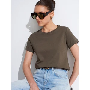 32852 Basic T-Shirt-Haki