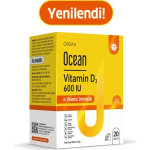 Ocean Vitamin D3 600 IU Sprey 20 Ml