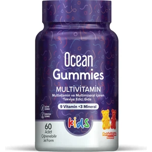 Ocean Gummies Multivitamin Kids 60 Adet Jel Form