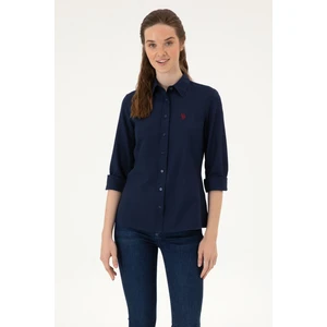 U.s. Polo Assn. Kadın Lacivert Gömlek Basic 50324791-VR033