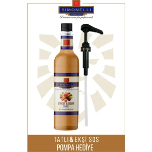 Tatlı & Ekşi Sos 700 ml Pompa Hediyeli