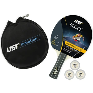 USR Block-RC Masa Tenisi Raket + 3 Top + Kılıf Set