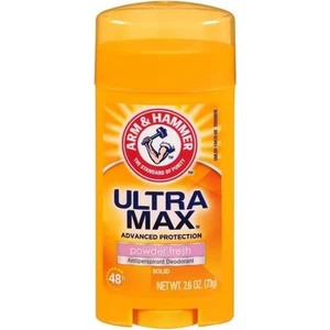 Arm & Hammer Ultra Max Stick Antiperspirant Deodorant 73 gr Powder Fresh Koku ile Kadın ve Erkekler İçin