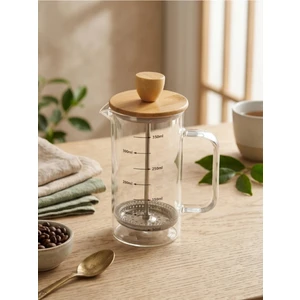 Bambu Kapaklı French Press