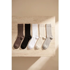 5'li Paket Unisex Soket Çorap