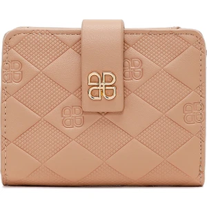 Kadın Bej Baskılı Cüzdan 000A2D564426