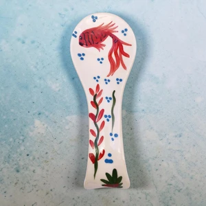 Sharp & Art Kırmızı Balık Seramik Kaşıklık
