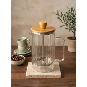 Bambu Kapaklı French Press 600 ML