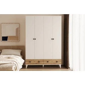 Gm 812 4 Kapılı 2 Çekmeceli Gardrop