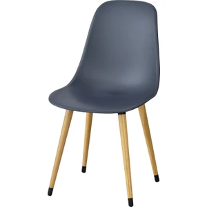 Eames Ahşap Ayak Plastik Sandalye