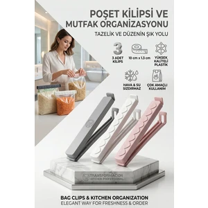 Poşet Klipsi 3 Adet 720741