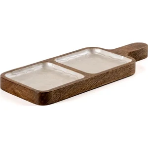 Cora Home Perla 2'li Sunum Tabağı 32X12 cm