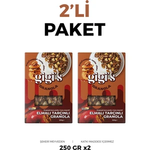 Elmalı Tarçınlı Granola 2'li Paket 2X250 Gram