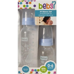 Pp Biberon Seti 250ML +125ML Mavi 292