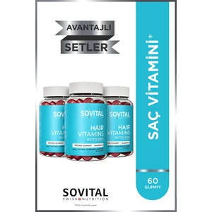 Hair Vegan Gummy Saç Vitamini 3x60 Adet