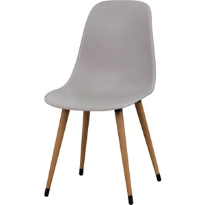 Eames Ahşap Ayak Plastik Sandalye