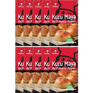 Aktif Kuru Hamur Mayası 100 gr 10 Paket