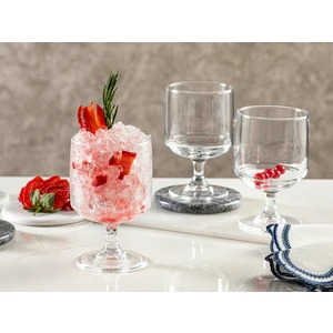 English Home Basic Cam 3'lü Cup - Dondurma Kasesi 300 ml Şeffaf