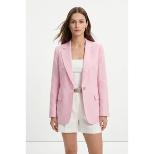 Pembe Cep Detay Ceket 6023-3
