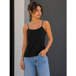 Kadın Ip Askılı Basic T-Shirt – Regular Premium  Atlet