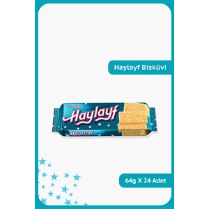 Haylayf - Şekerli Bisküvi - 64 gram - 24 Adet