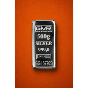 500 Gram Külçe Gümüş