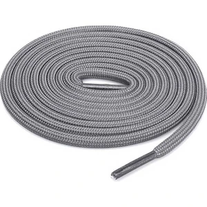 Gri 5 mm Yuvarlak Bot Bağcığı