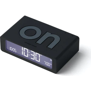 Flip Mini Şarj Edilebilir Alarm Saat Siyah