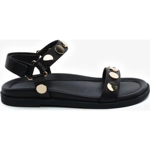 Kadın Siyah Hakiki Deri Sandalet 5Y2CS34511