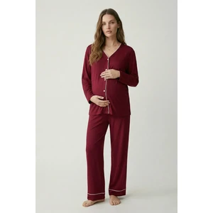 Bambu Kumaş Hamile Pijama Takımı