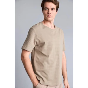 %100 Pamuk Regular Fit Basic Kısa Kollu Tişört H7628AX26SM