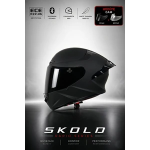 Rapid Full-Face Motosiklet Kaskı (Ece-22.06)