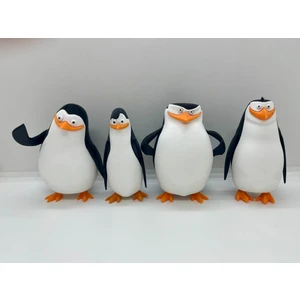3D Home Madagaskar Penguenleri Figür