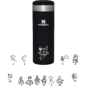 Kişiye Özel Stanley The Aerolight Transit Mug 0.47 Lt Termos