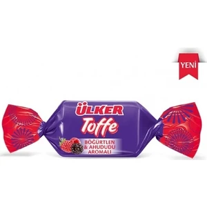 Toffe Aromalı Böğürtlen & Ahududu 1000 gr Yumuşak Şekerleme Türkiye Menşeli