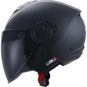 SW-767 Mat Siyah Yarım Kask - Motodede