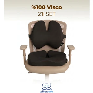 Ergonomik Bel Destek ve Visco Oturma Minderi
