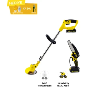 Şarjlı Tırpan + Testere Yellow