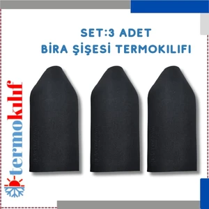 Bira Şişesi Termokılıfı -3'lü Set