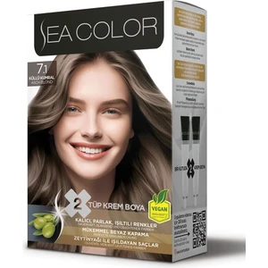 Sea Color Set Saç Boyası 7.1 Küllü Kumral