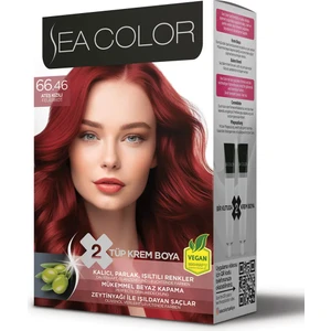 Sea Color Set Saç Boyası 66.46 Ateş Kızılı