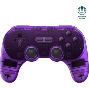 Pro 2 Bluetooth Controller Kablosuz Hall Effect Oyun Kolu ,nintendo Switch/switch 2,pc, Android,steam Deck ,apple ,macos, Raspberry Pi Transparan Mor