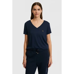 U.S. Polo Assn. Kadın Lacivert Basic Tişört 50321833-VR033