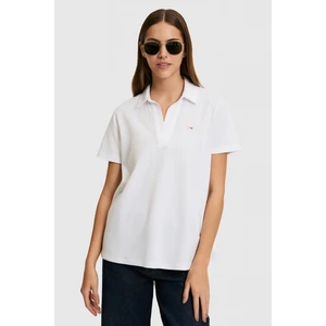 U.s. Polo Assn. Kadın Beyaz Tişört Basic 50323447-VR013