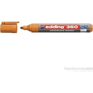 Turuncu Beyaz Tahta Kalemi E-360 Cap Off 1 Adet 1.5-3mm Çizgi Kalınlığı