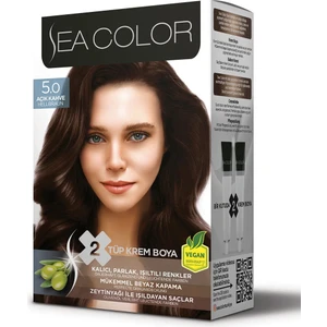 Sea Color Set Saç Boyası 5.0 Açık Kahve